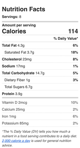 Nutella protein cookie recipe nutritional information