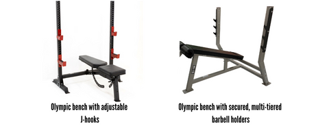 comparison of two different olympic weight benches