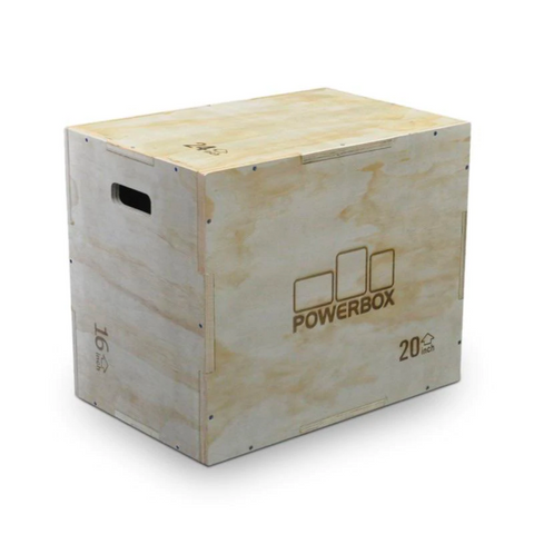 Wooden plyometric box