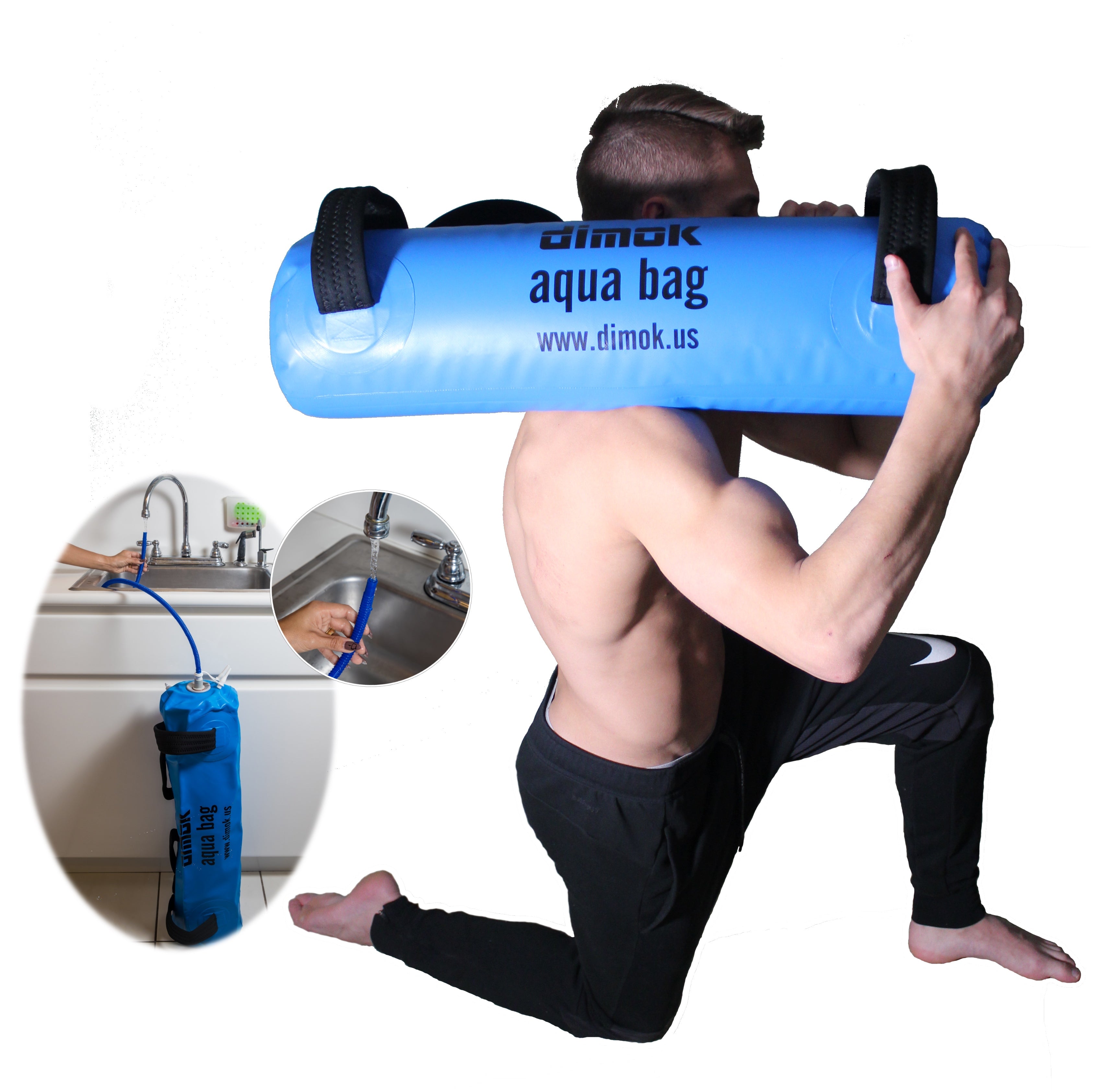 Heavy Duty Sandbag - Workout Bag with Handles for Weight Training - for  Weighted Exercise, Home Fitness and More - Gym Accessories for Men and Women