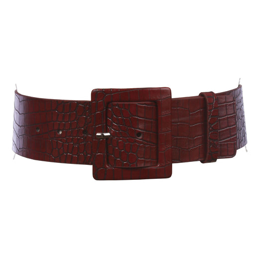 crocodile print belt