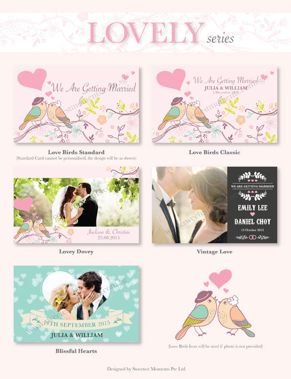 Wedding Card Designs Lovely Series