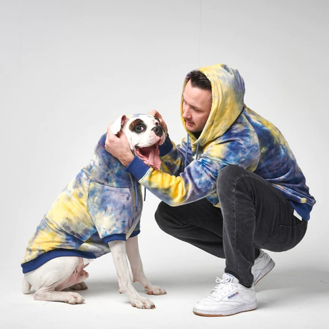 Matching dog and human hoody