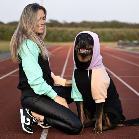 matching human and dog hoodies