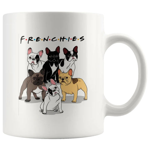 Printed french bulldog mug