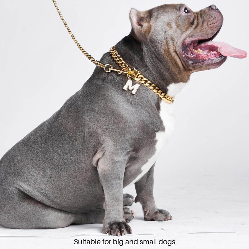 Miami Cuban Link 20mm Dog Gold Chain 