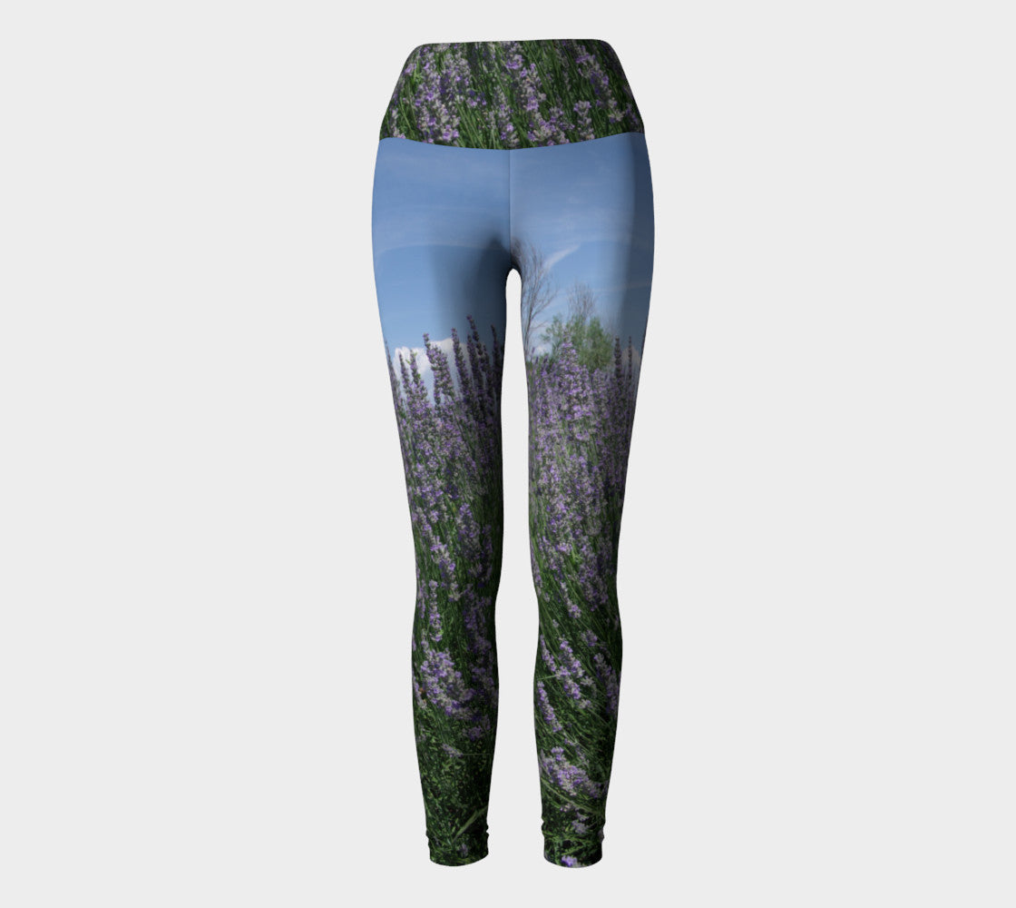 Lavender Yoga Leggings ealanta.ca – ealanta Art Wear