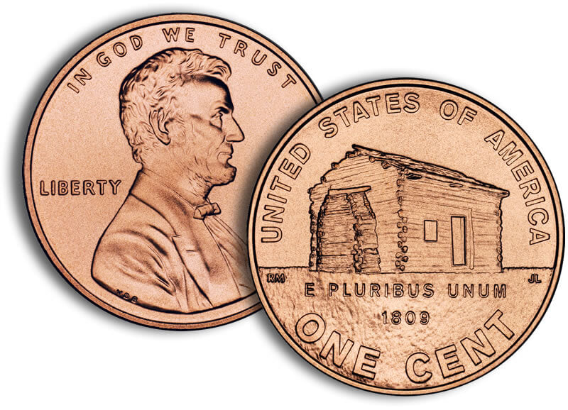 Coin penny face