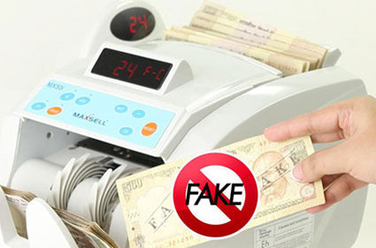 counting machine with fake note detector