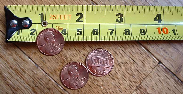 Penny Diameter