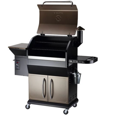 Bear Electric Wood Pellet Grill + Smoker Barbecue