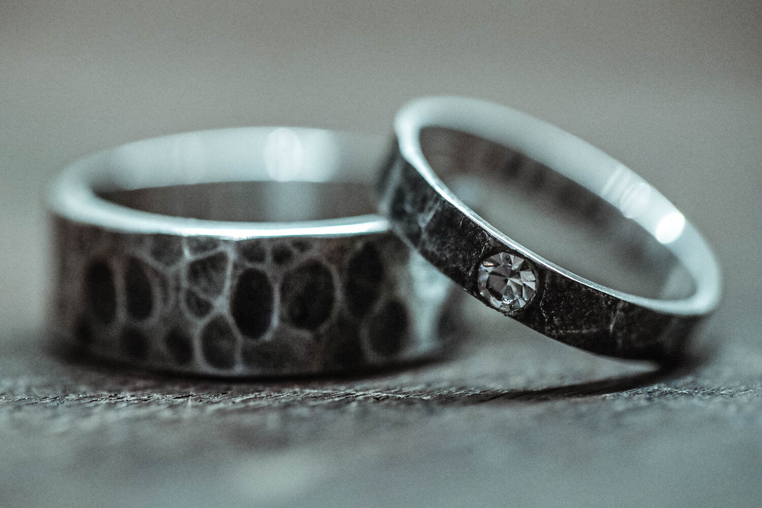 Rings designed at Agung Silver in Sideman, Bali