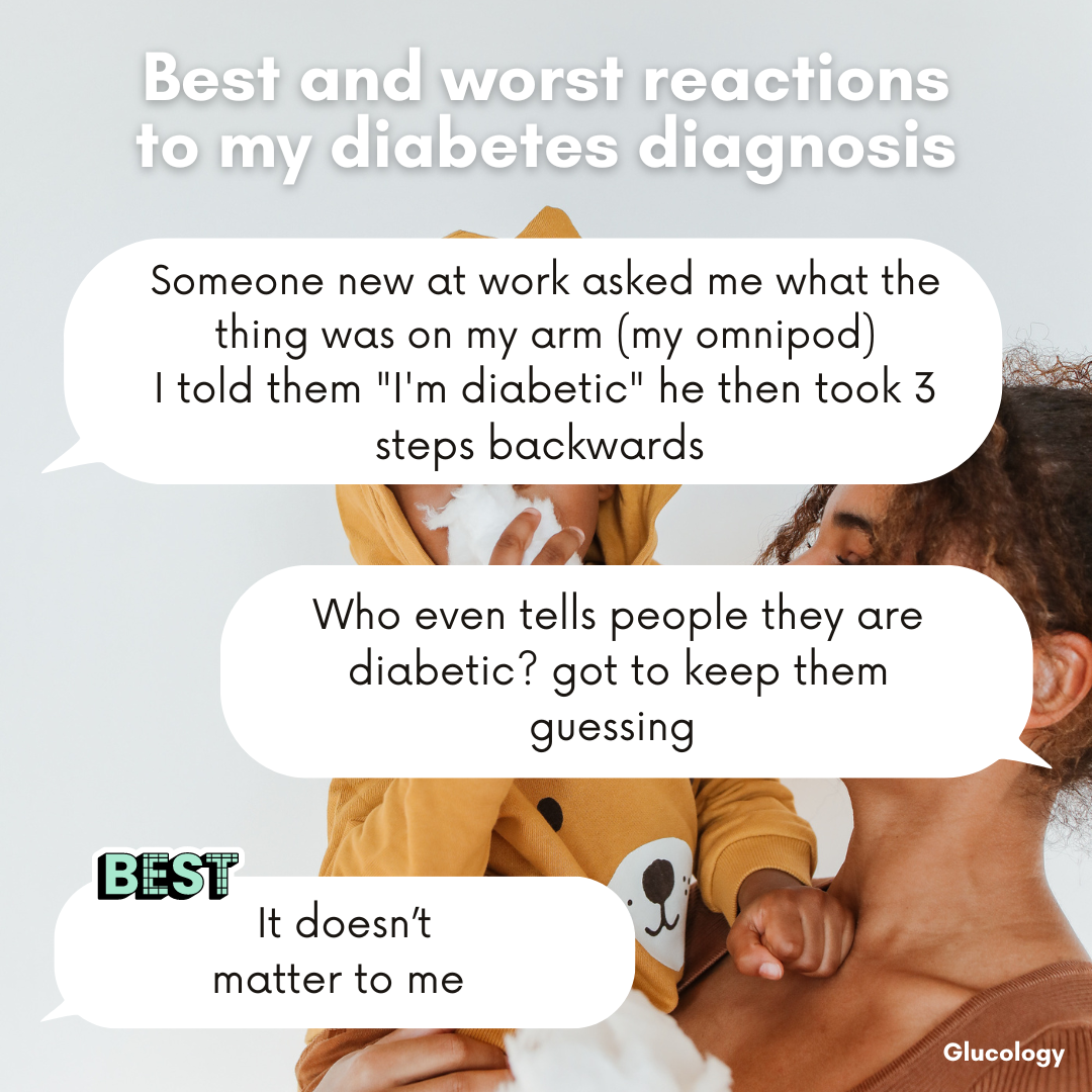 Responses to my diabetes diagnosis