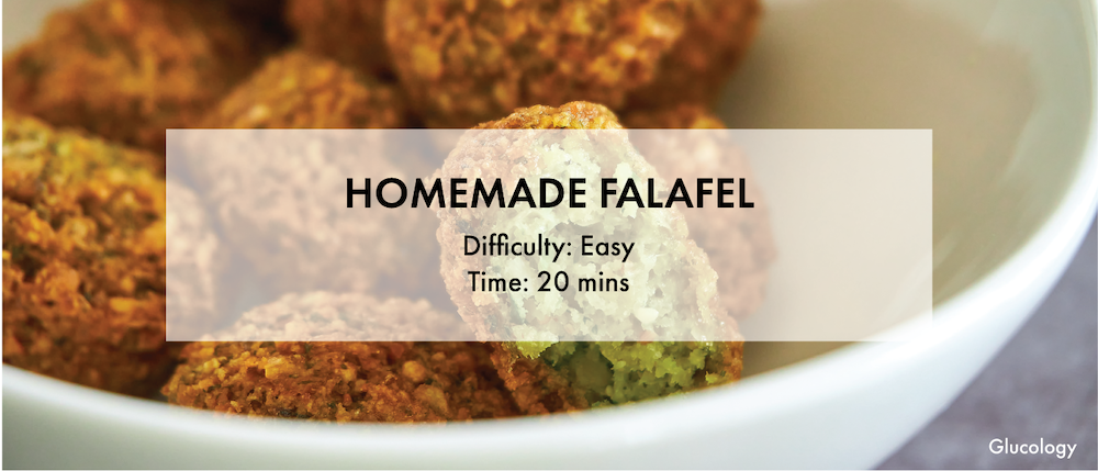 Homemade falafel