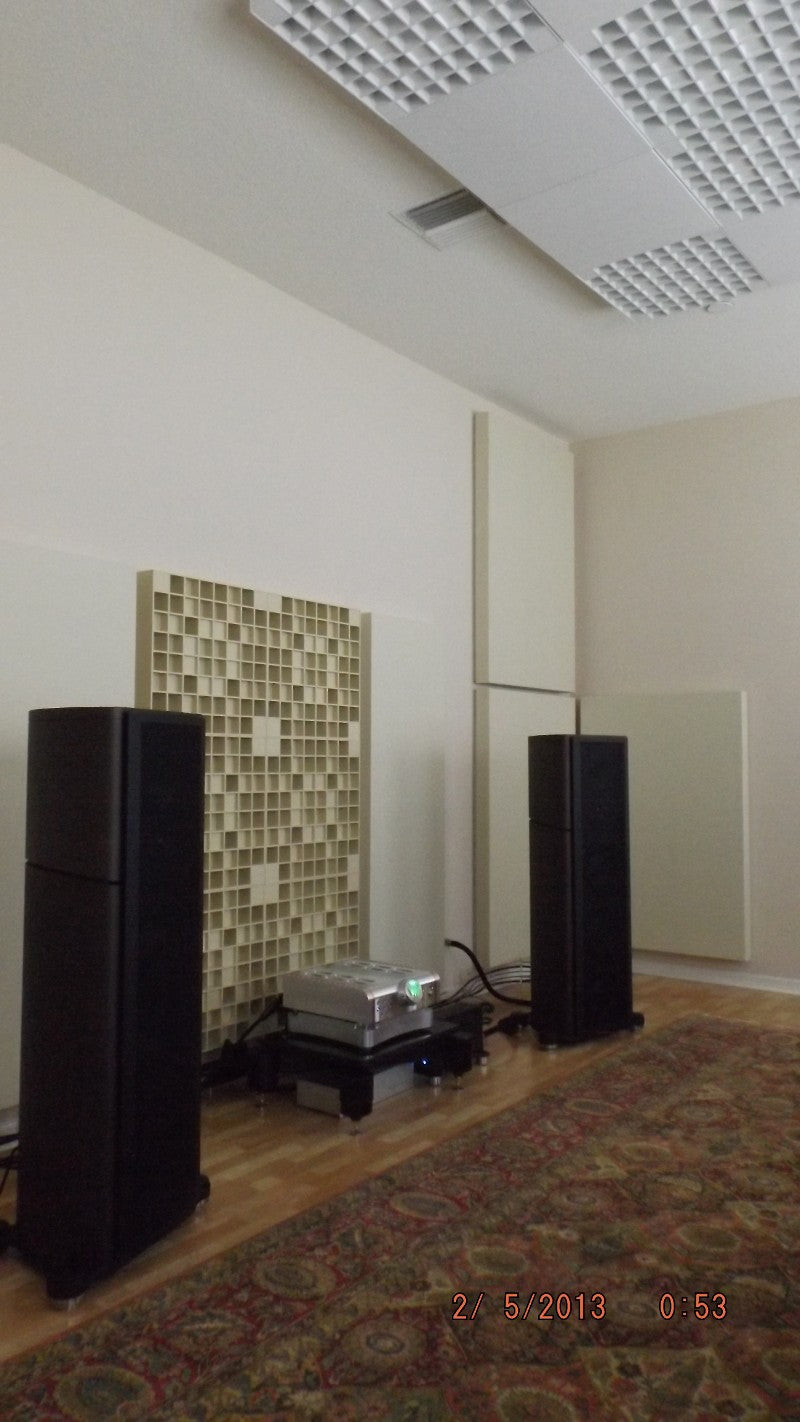 Acoustically treated high end audio room 2