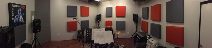 Band practice room acoustic treatment