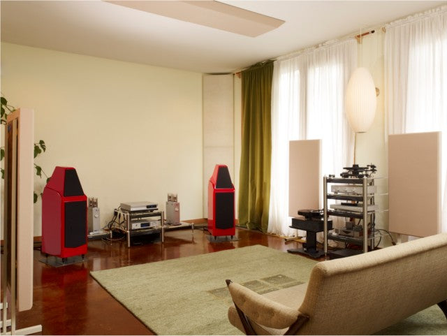 Acoustically treated high end listening room