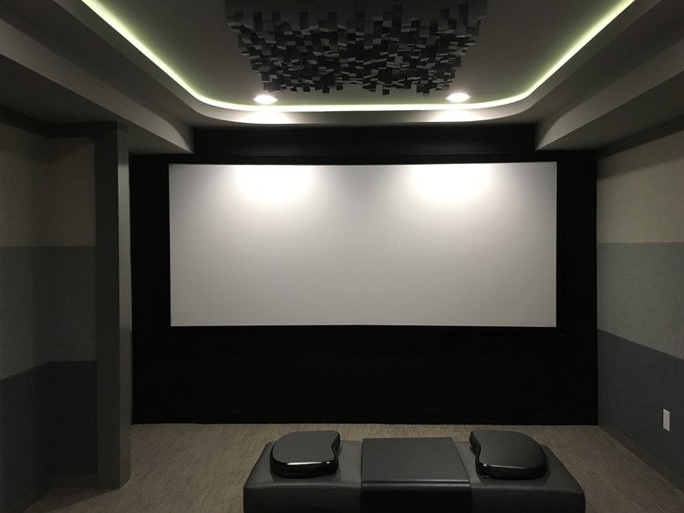 Home Theater towards screen