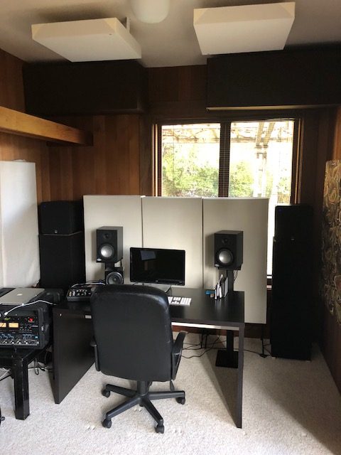 Improving the room acoustics of a Marin home recording studio | Acoustic  Frontiers - Acoustic Frontiers LLC