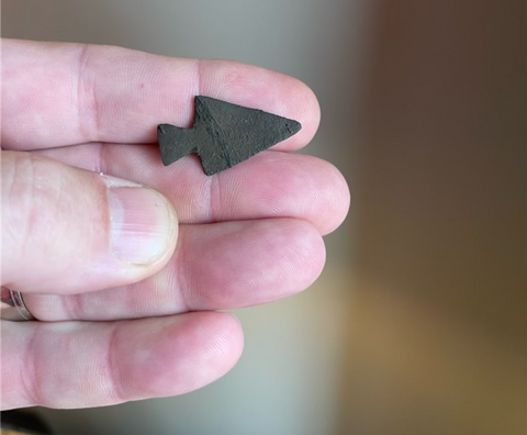 native american indian copper arrowhead found metal detecting