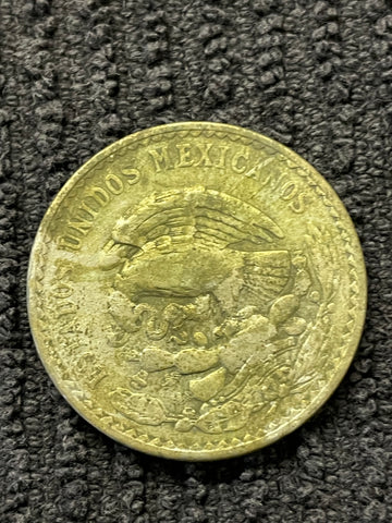 back of silver peso