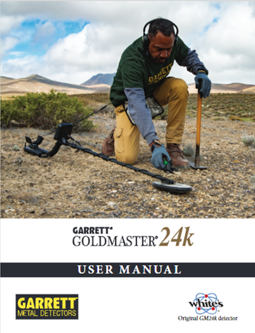 front cover image and link to garrett goldmaster 24K users manual