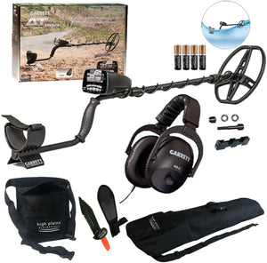 Garrett AT Pro Water Proof Metal Detector Treasure Seeker Bundle