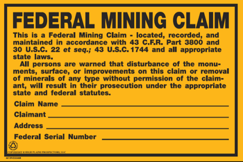 laws and regulations for dredging on my mining claim in colorado