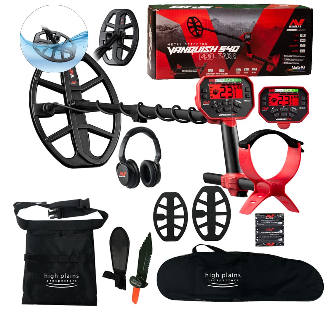 Minelab Vanquish 540 Multi-Frequency Pinpointing Metal Detector PRO PA –