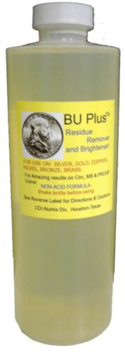 BU Plus Coin and Relic Residue Remover and Brightener 4 oz. Bottle – High  Plains Prospectors