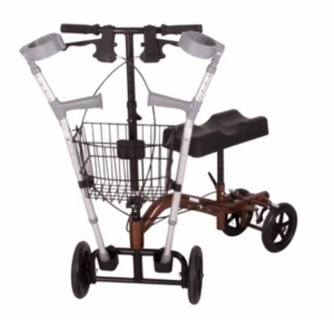 Knee rollator/walker