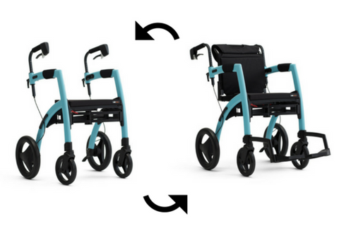 Rollz Motion | Walking Frame & Wheelchair | 2 in 1 design | Mobility | NZ | Radius Shop