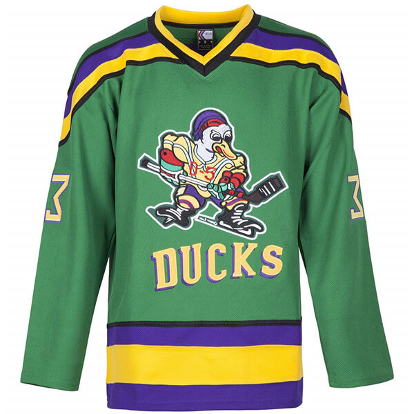 the mighty ducks jersey hockey movie jersey