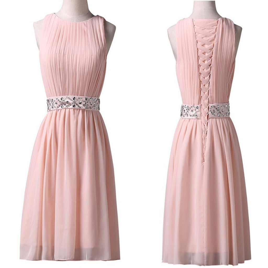 baby pink elegant dress