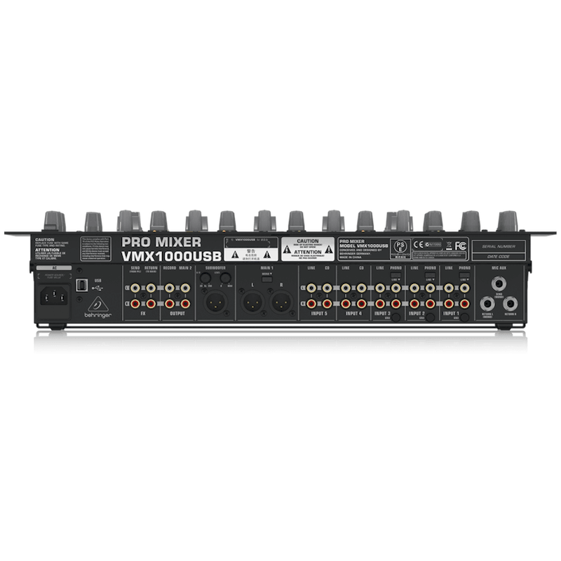 behringer pro mixer vmx1000usb software download