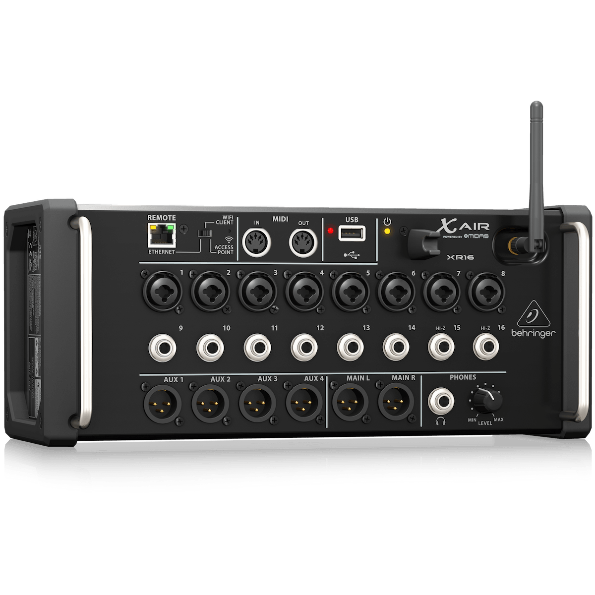 behringer xr16 play mp3