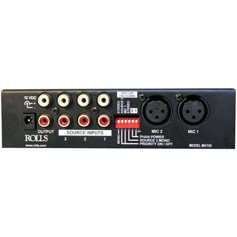 Rolls MX42 4 Channel Stereo Passive Mini Line Mixer RCA In/Out