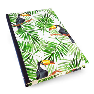 Toucan with Leaf Background Hardback Journal<br>(Pack of 5)