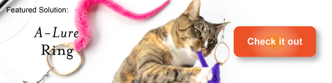 Dezi & Roo - A-Lure-Ring - ring toy for declawed kitties