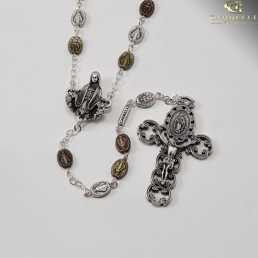 Miraculous Medal Rosary with Medal Beads by Ghirelli – Ghirelli Rosaries