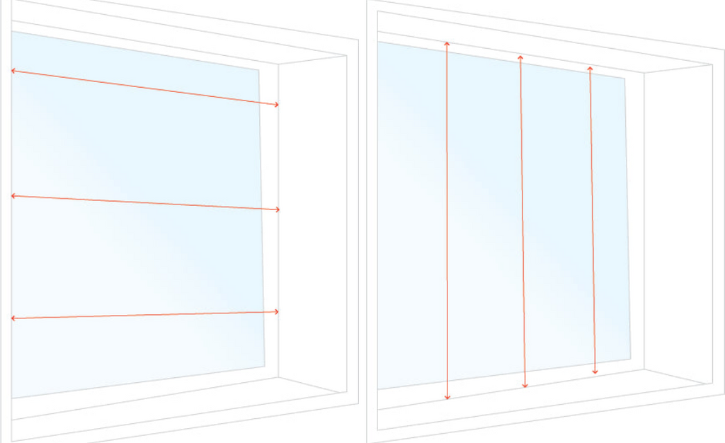 measuring for Roman shades