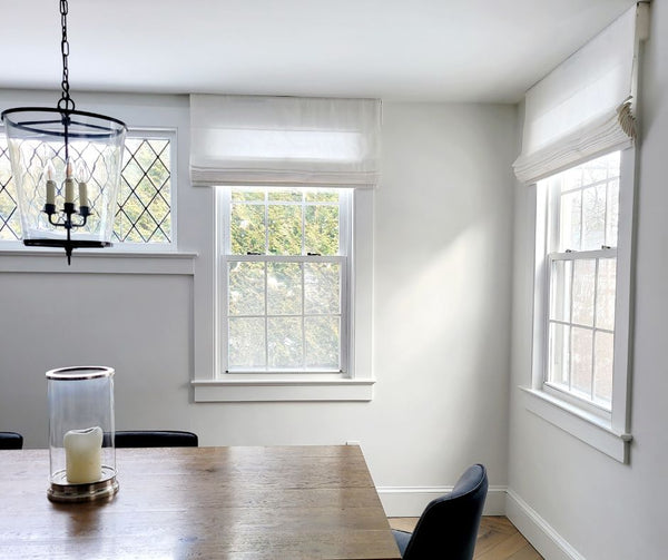 Roman Shades for Craftsman Style House