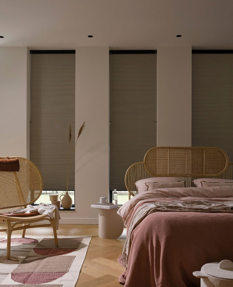 Blackout cellular shades style and material