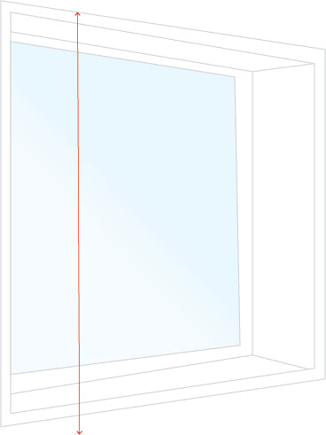 Measuring for Roman shades