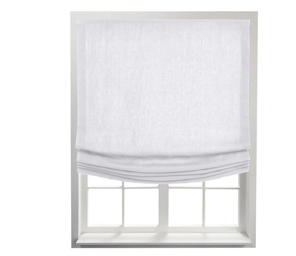 relaxed roman shades valance