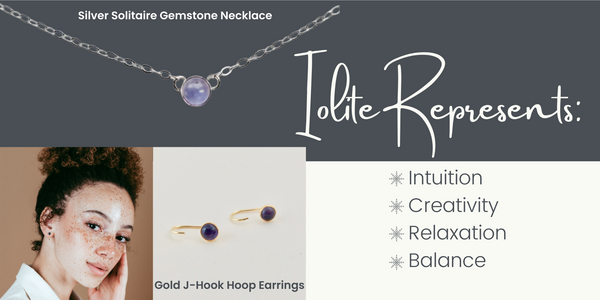 Iolite Gemstone Necklaces Jewelry 