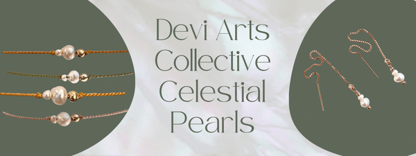 Celestial Pearl Collection Silk Bracelets