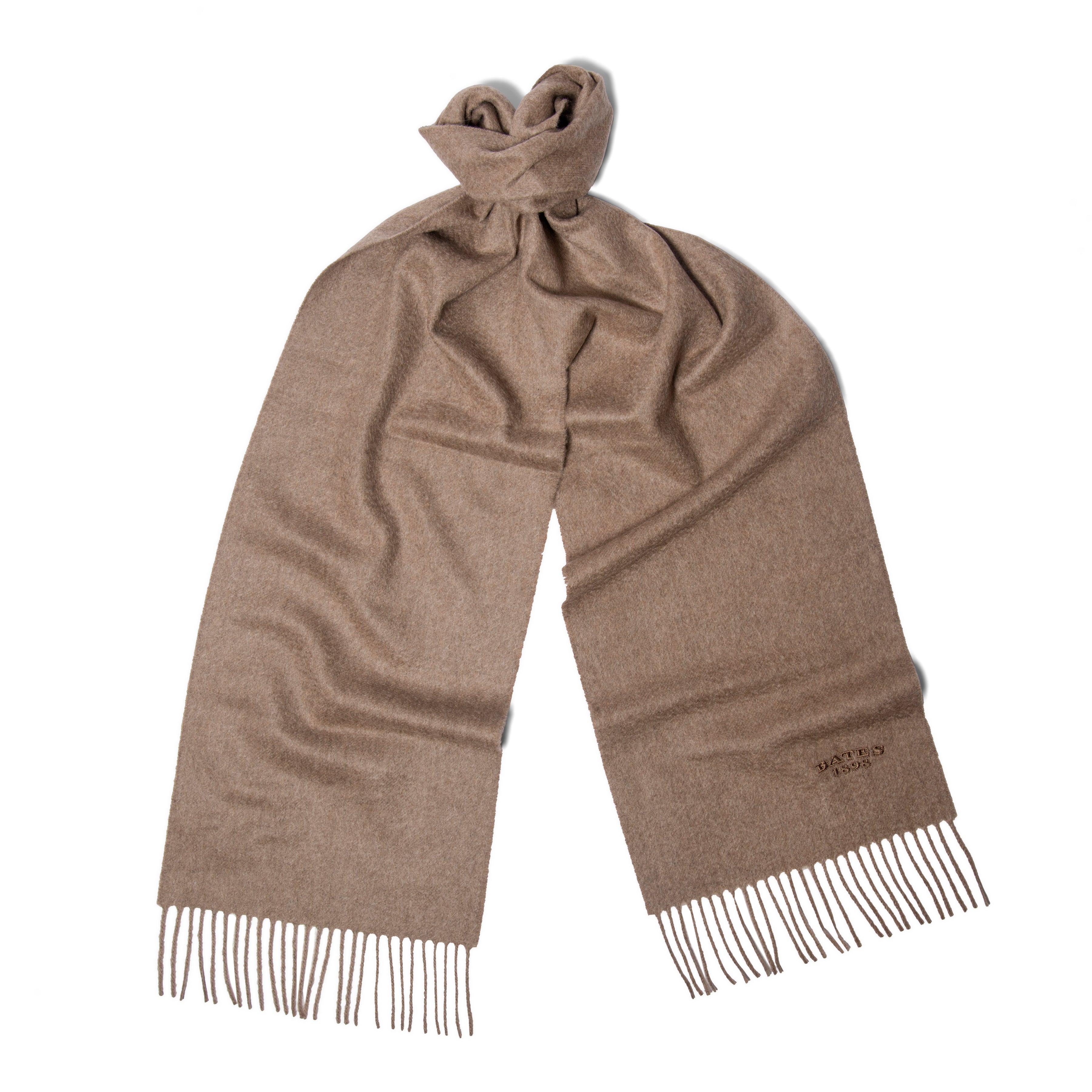 brown cashmere scarf