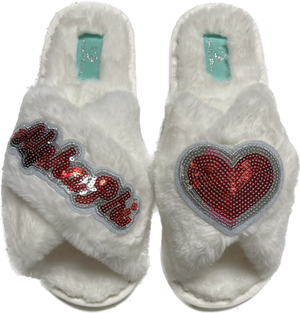 Glam Slippers-Alpha Phi - Brown Bag Etc