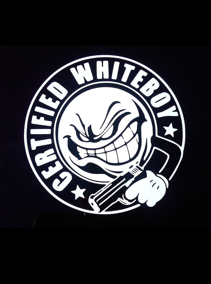 6" x 6" ANGRY WHITEBOY LOGO – CERTIFIED WHITEBOY CLOTHING